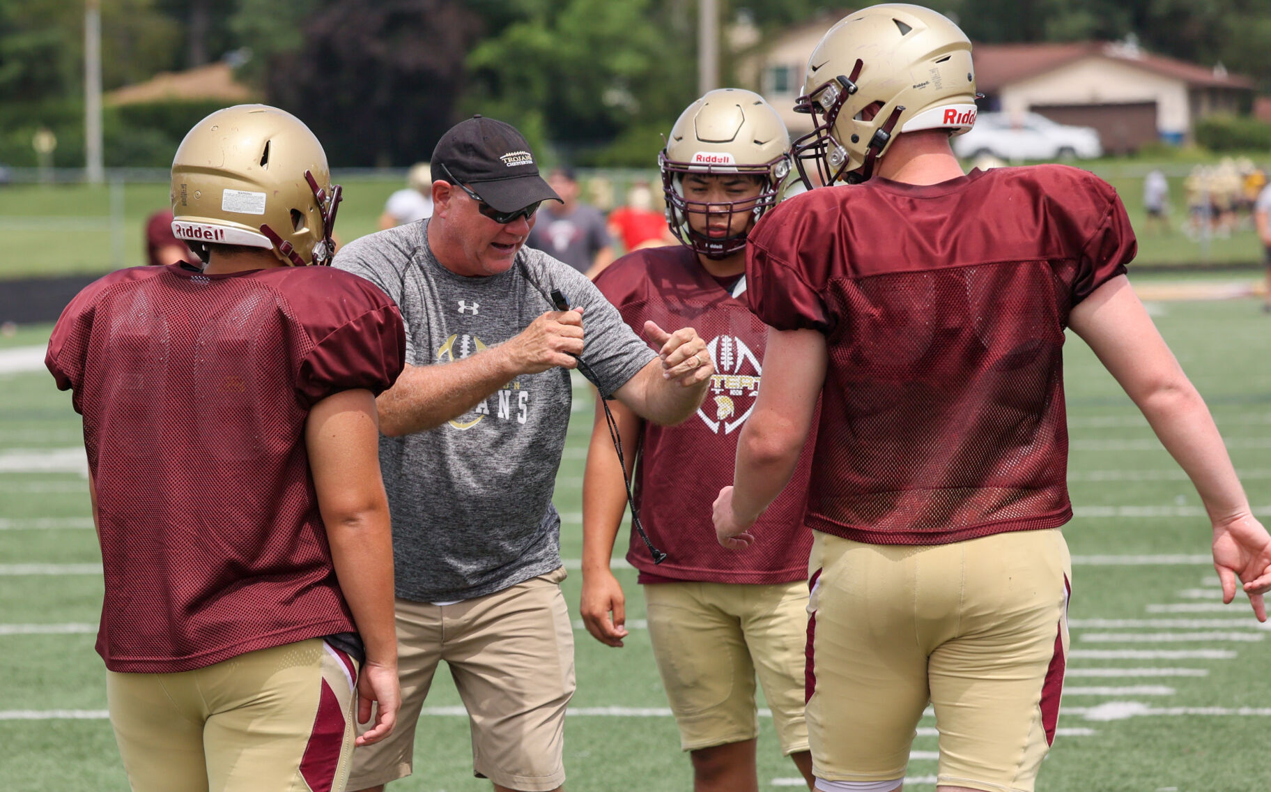 Chesterton football practice